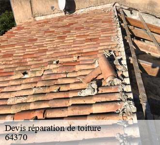 Devis réparation de toiture