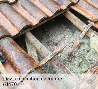Devis réparation de toiture