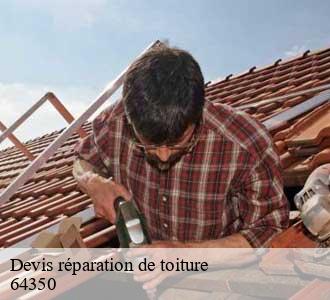 Devis réparation de toiture