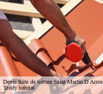 Devis fuite de toiture