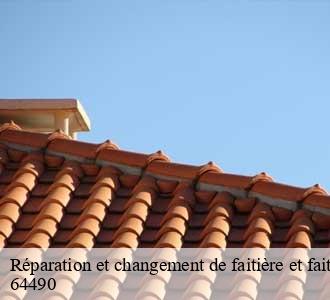 Réparation et changement de faitière et faitage