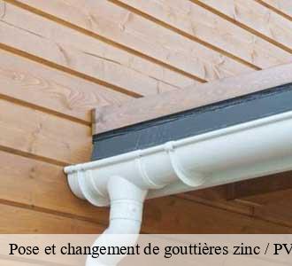 Pose et changement de gouttières zinc / PVC / Alu 